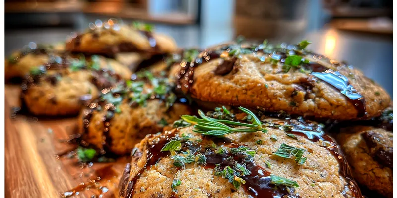 Delicious Chocolate Chip Cookies on plate