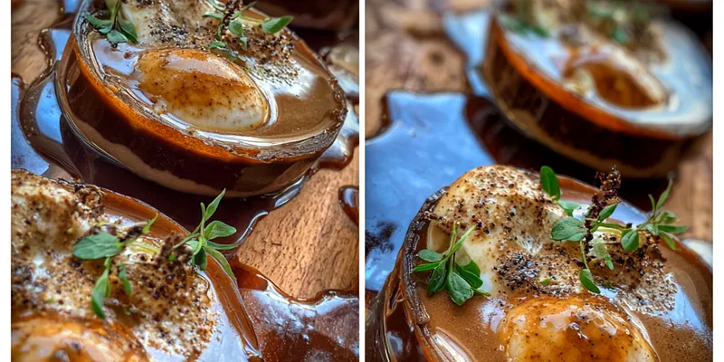 Delicious Mocha Silk Cups on plate