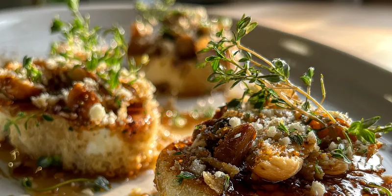 Delicious Soft Almond Dream on plate